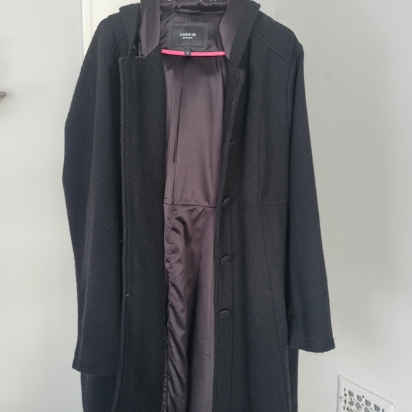 Torrid Flare Trench Winter Coat - Picture 5 of 8
